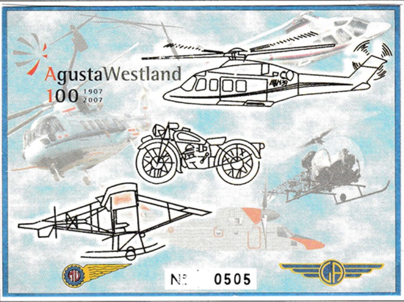 La storia di Agusta attraverso le cartoline celebrative